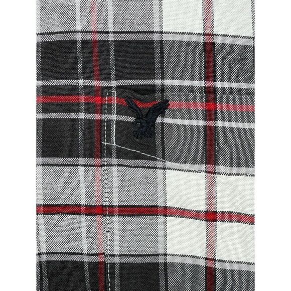American Eagle Outfitters Men's Classic Fit Flannel Button Down Shirt Size Small - Picture 3 of 8